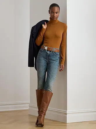 LAUREN RALPH LAUREN | Pull à col roulé ZOE | camel